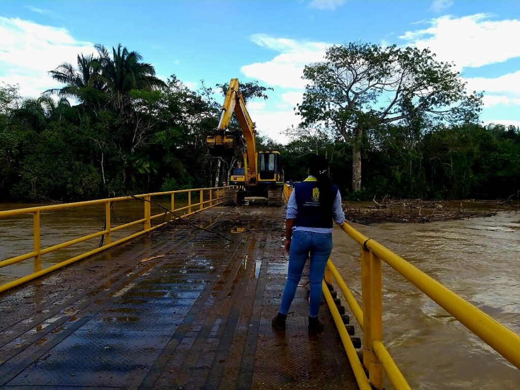 La Oficina de Gestión del Riesgo de la Gobernación de Casanare en su quehacer muy laborioso en estos tiempos de novedades e inclemencias climáticas.